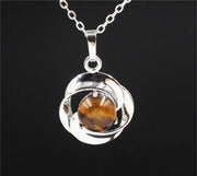 Natural Crystal Small Flower Pendant Necklace – Jewelry Gift Ideas — 8