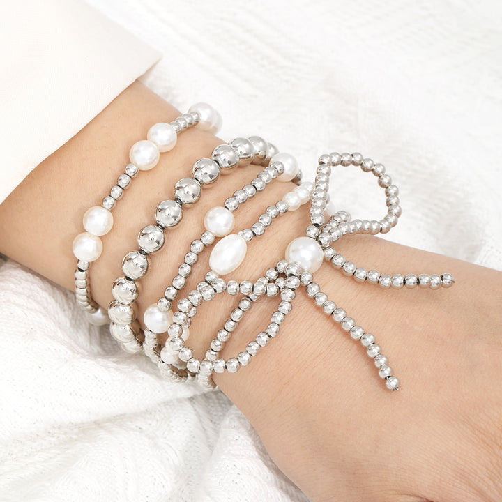 5-piece Set Stylish Graceful Simple Stretch – Jewelry Gift Ideas — 1