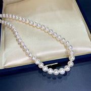 Freshwater Pearl Necklace Extremely Strong Light – Jewelry Gift Ideas — 3
