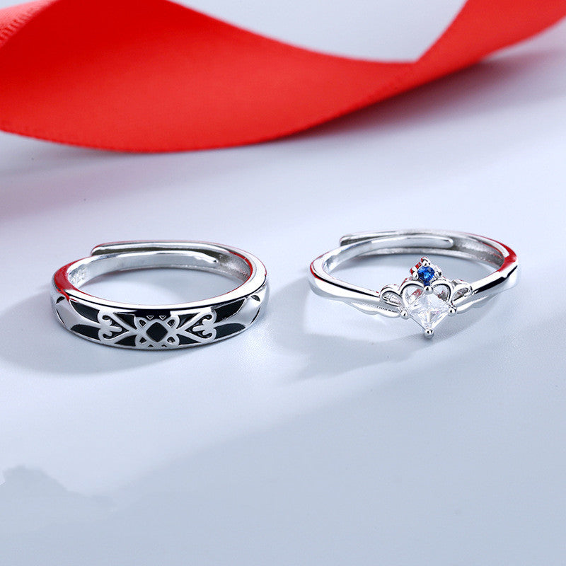 Men And Women Couples Niche Design Ring – Gifts for Her — 1