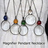 Mother's Day Magnifying Glass Pendant Necklace – Jewelry Gift Ideas — 5