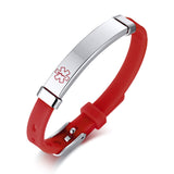 Fashion Engravable Silicone Stainless Steel Bracelet – Stylish Gifts — 9