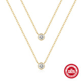 S925 Sterling Silver Double-layer Necklace – Jewelry Gift Ideas — 5