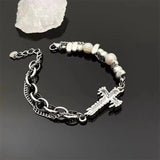 Black Zircon Double Layered Titanium Steel – Jewelry Gift Ideas — 5