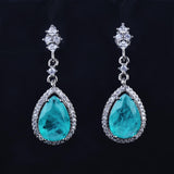 Full Diamond Ring Colorful Treasure Ear Studs – Jewelry Gift Ideas — 5