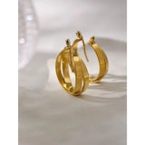 Fashion Double Ring Earring Female Ornament – Stylish Gifts — 5