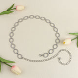 Waist Chain Women Senior Sense Circle Wavy Metal Chain – Stylish Gifts — 11