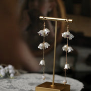 French Vintage Bell Orchid Earrings – Stylish Gifts — 4