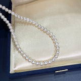 Freshwater Pearl Necklace Extremely Strong Light – Jewelry Gift Ideas — 11