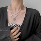 Retro Hip Hop Niche Design Bear Necklace Women – Jewelry Gift Ideas — 5