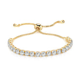 Round Zircon Single Row Full Drill Adjustable – Jewelry Gift Ideas — 2