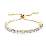 Round Zircon Single Row Full Drill Adjustable – Jewelry Gift Ideas — 2
