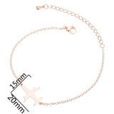 Stainless Steel Bracelets Simple Airplane Design – Jewelry Gift Ideas — 7