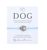 Friendship Bracelet Gift for Him Paw Print – Jewelry Gift Ideas — 1