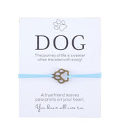 Friendship Bracelet Gift for Him Paw Print – Jewelry Gift Ideas — 1