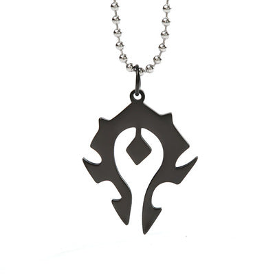 World Of Horde Titanium Steel Necklace – Jewelry Gift Ideas — 1