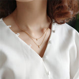 Double Star Moon 925 Silver Necklace – Jewelry Gift Ideas — 1