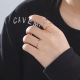Personality Design Women's Simple Stainless Steel Ring – Gifts for Her — 1