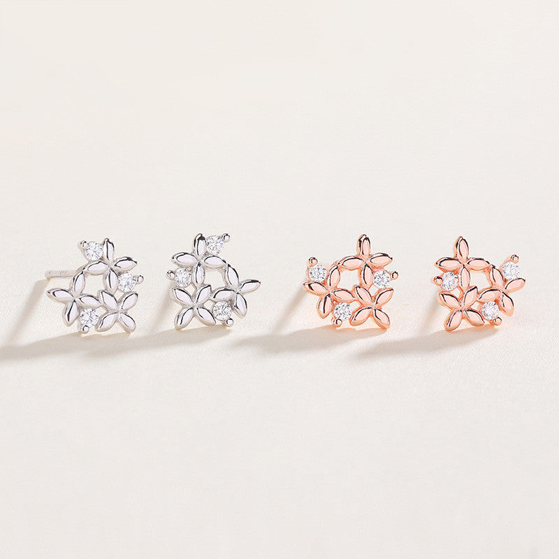 Diamond s925 silver earrings – Holiday Gift Ideas — 1