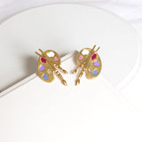Style Drawing Board Earrings Nail Women Simple – Stylish Gifts — 4