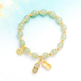 Peanut Hotan Jade Bracelet Female Full String – Jewelry Gift Ideas — 5