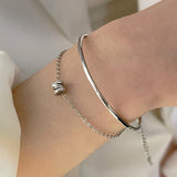 Simple Double Layer Bracelet Women's Fashion – Stylish Gifts — 4