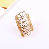 Personalized Hollow Flower Ring Is Cool And Stylish – Birthday Gifts — 4