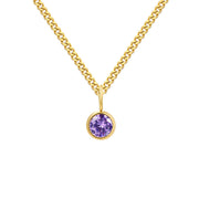 Stainless Steel Necklace With Diamond Birthstone – Jewelry Gift Ideas — 6