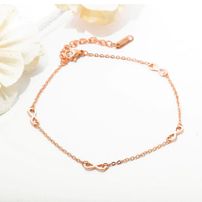 Rose gold anklet – Meaningful Gifts — 1