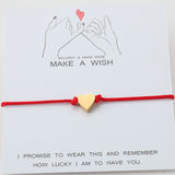 Simple Hand-woven Red Rope Love Peach Heart – Jewelry Gift Ideas — 4