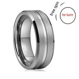Fashion Personalized Bilateral Frosted Ring – Stylish Gifts — 13