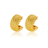 Stainless Steel C- Type Gold Earrings Women's – Gifts for Her — 4