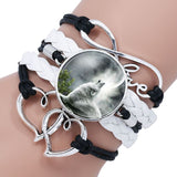 Multi-layered gemstone wolf bracelet – Jewelry Gift Ideas — 14