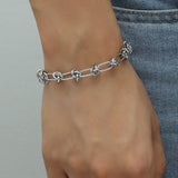 Titanium Steel Knotted Rope Loop Buckle Necklace – Jewelry Gift Ideas — 4