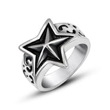 Punk Personality Pentagram Men's Ring – Gifts for Him — 1
