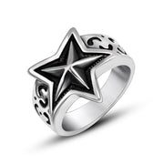 Punk Personality Pentagram Men's Ring – Gifts for Him — 1