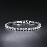 Round Full Diamond Tennis Chain Hip Hop Ear – Stylish Gifts — 4