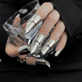 Niche Design Premium Metal Nail Set Ring – Beauty Gifts — 1