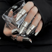 Niche Design Premium Metal Nail Set Ring – Beauty Gifts — 1