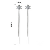S925 Snowflake Stud Earrings – Birthday Gifts — 5