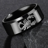 Scorpion Marking Titanium Steel Ring Men's Ring – Gifts for Him — 2
