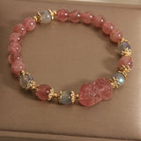 Natural Strawberry Crystal Bracelet Brave Female – Jewelry Gift Ideas — 2