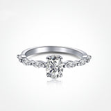 S925 Sterling Silver Egg Shape Oval 5A Zircon Ring – Practical Gifts — 4