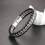 Stainless steel leather hand-woven rope – Unique Gift Ideas — 5
