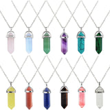 Natural Stone Hexagon Prism Crystal Pendant – Jewelry Gift Ideas — 5