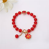 Crystal String Beads Bracelet SUNFLOWER Ins – Jewelry Gift Ideas — 18