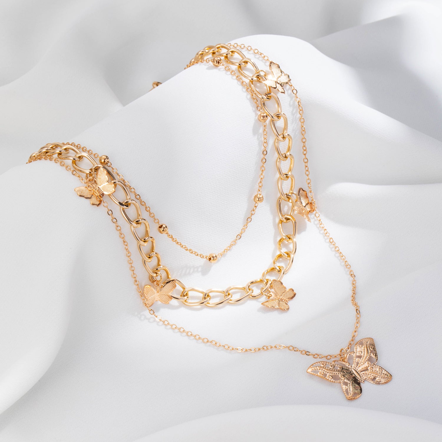 European And American Multi-layer Butterfly – Jewelry Gift Ideas — 1