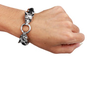 Titanium Steel Skull And Dragon Head Animal – Jewelry Gift Ideas — 1