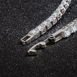 Two Rows Of Three Flashing Zircon Bracelet Simple – Jewelry Gift Ideas — 2