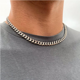 Fashion Cuba Chain Necklace Men Titanium Steel – Jewelry Gift Ideas — 3